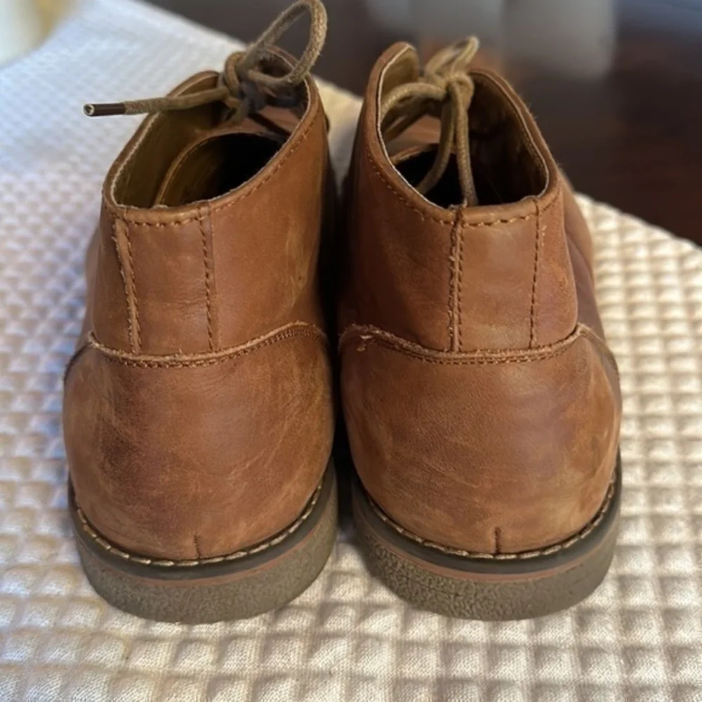 St johns bay cognac chukka boots size 12